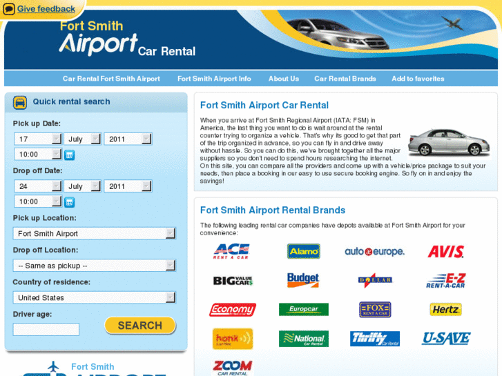 www.fortsmithairportcarrental.com