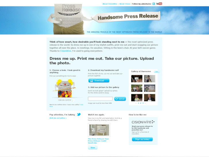 www.handsomepressrelease.net