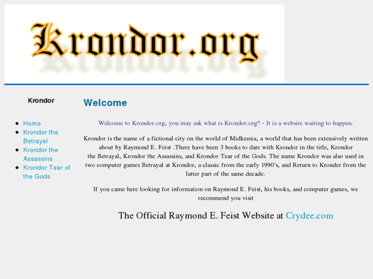 www.krondor.org