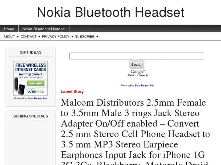 www.nokiabluetoothheadset.com