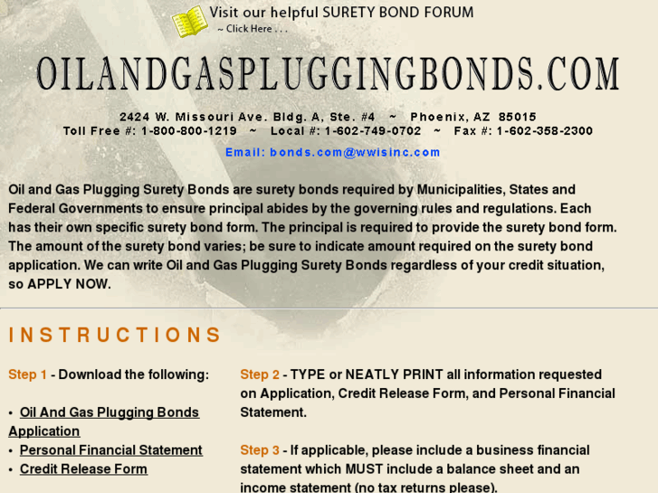 www.oilandgaspluggingbonds.com