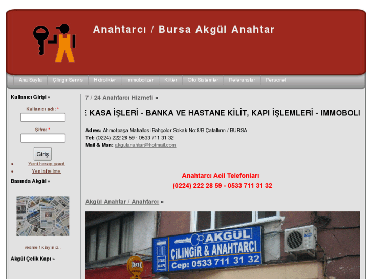 www.akgulanahtarci.com