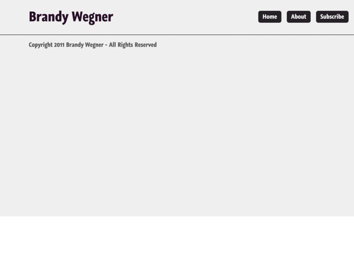 www.brandywegner.com