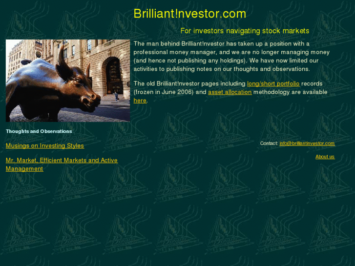 www.brilliantinvestor.com