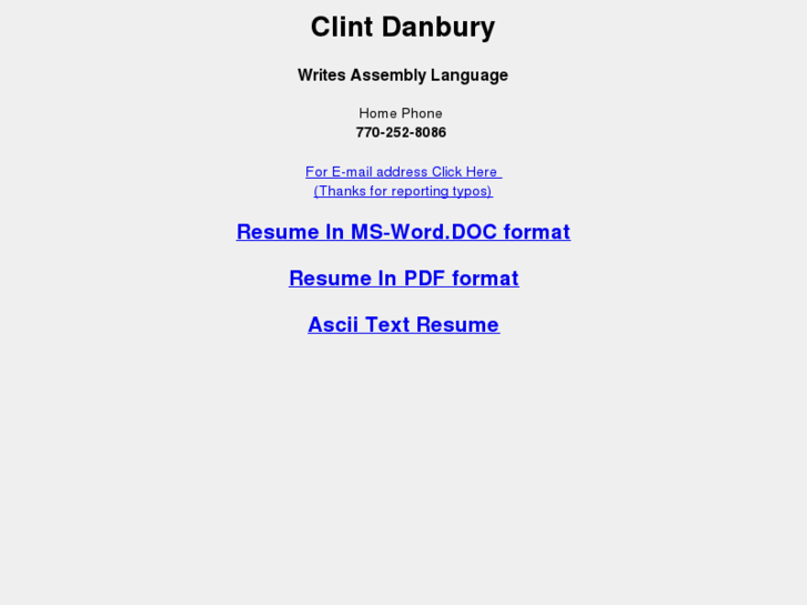 www.clintdanbury.com