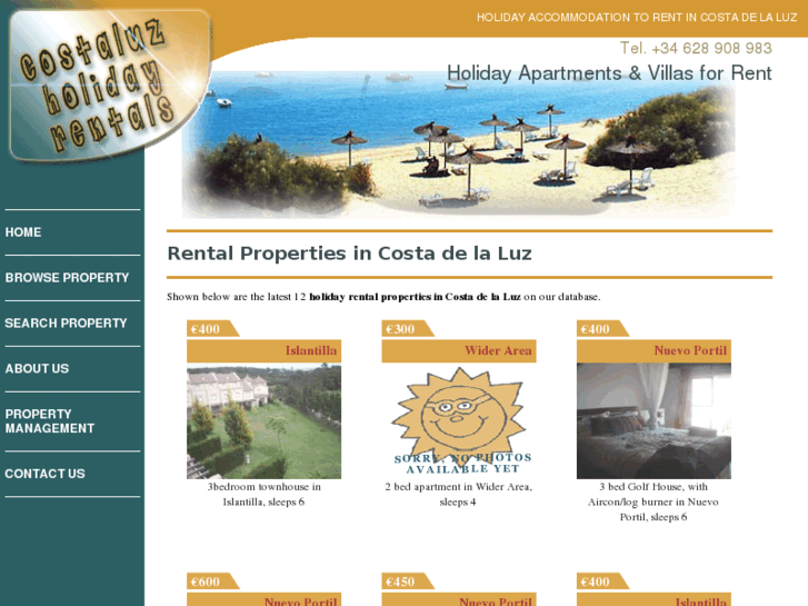 www.costaluzholidayrentals.com