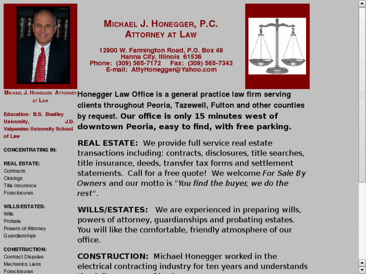 www.honeggerlaw.com