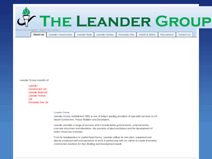 www.leandergroup.co.uk