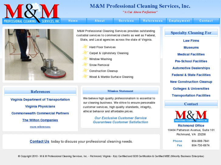 www.mandmprofessionalcleaning.com