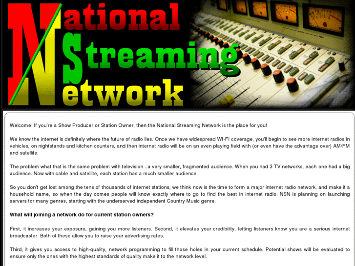 www.nationalstreamingnetwork.com