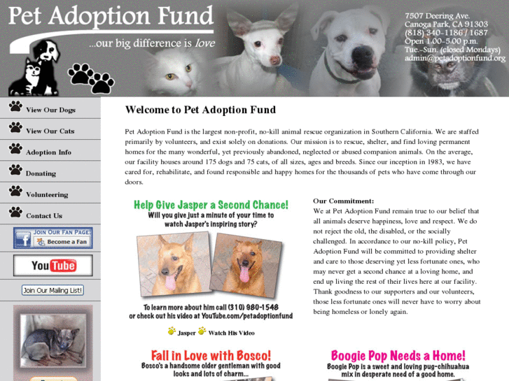 www.petadoptionfund.org