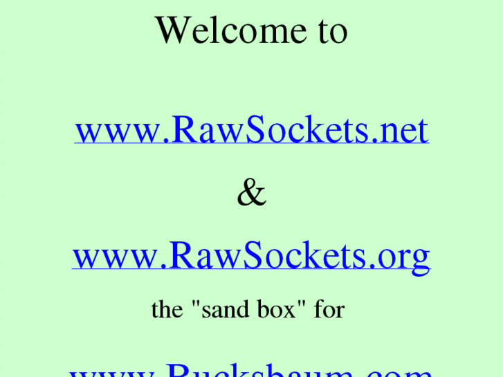 www.rawsockets.net