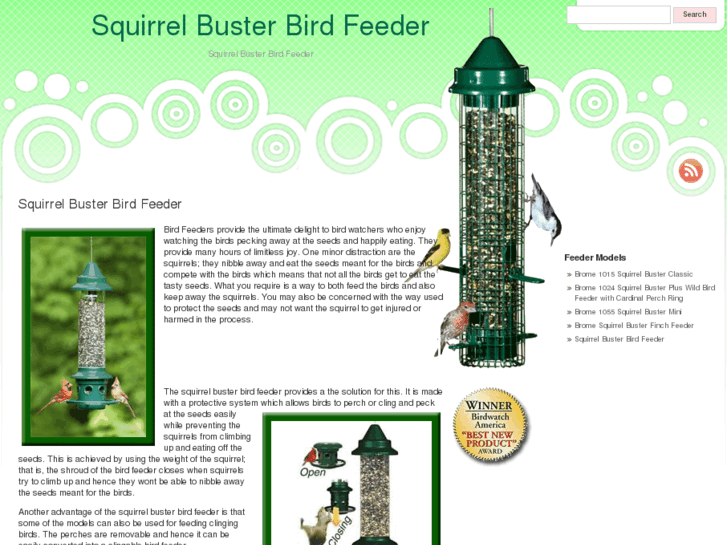 www.squirrelbusterbirdfeeder.com