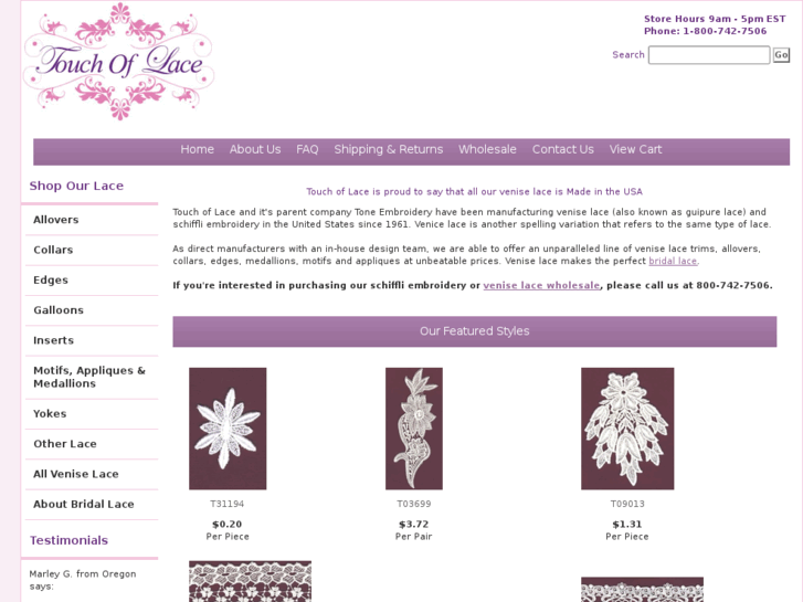 www.touchoflace.com