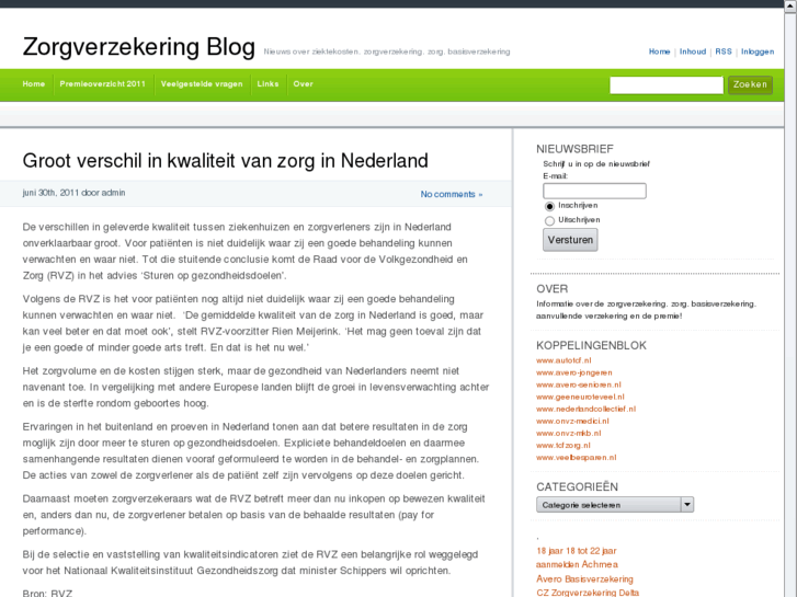 www.zorgverzekering-blog.nl