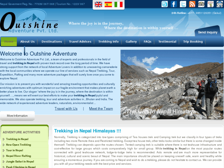 www.adventuresinnepal.com