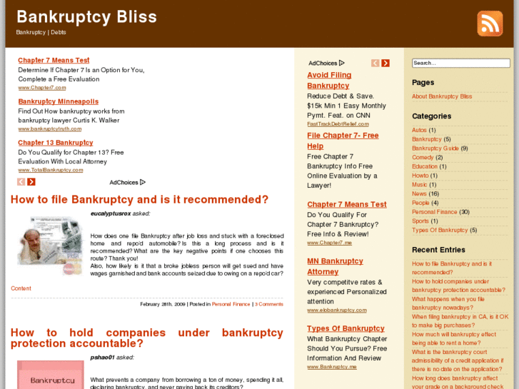 www.bankruptcybliss.com