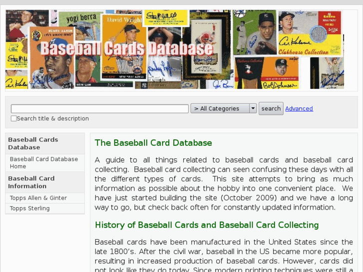 www.baseballcardsdb.com