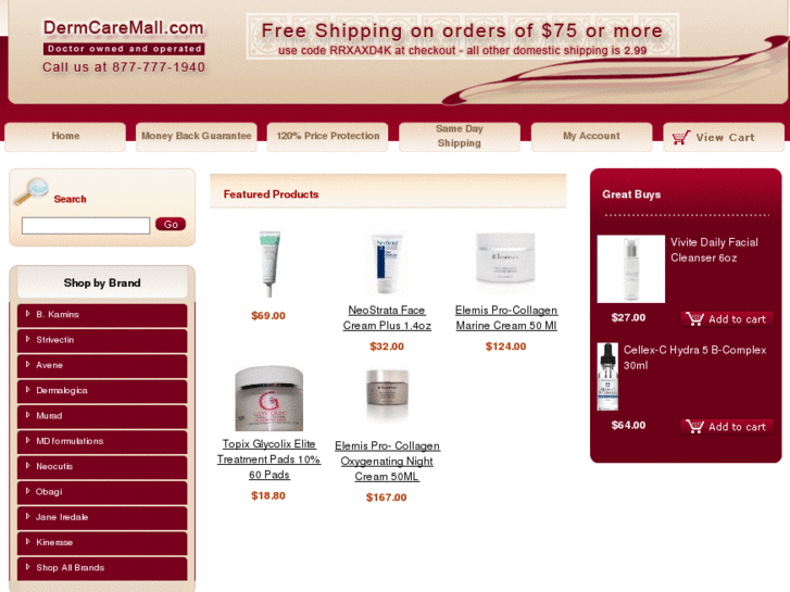 www.dermcaremall.com