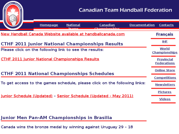 www.handballcanada.ca