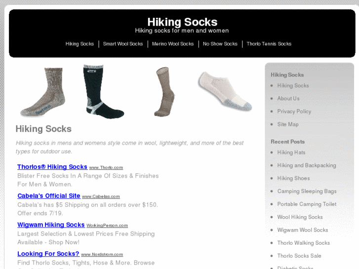 www.hikingsocks.org