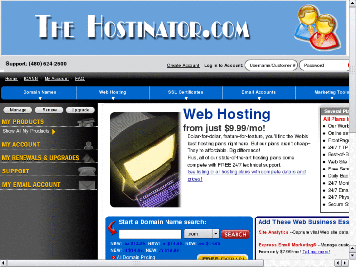 www.hostinator.net