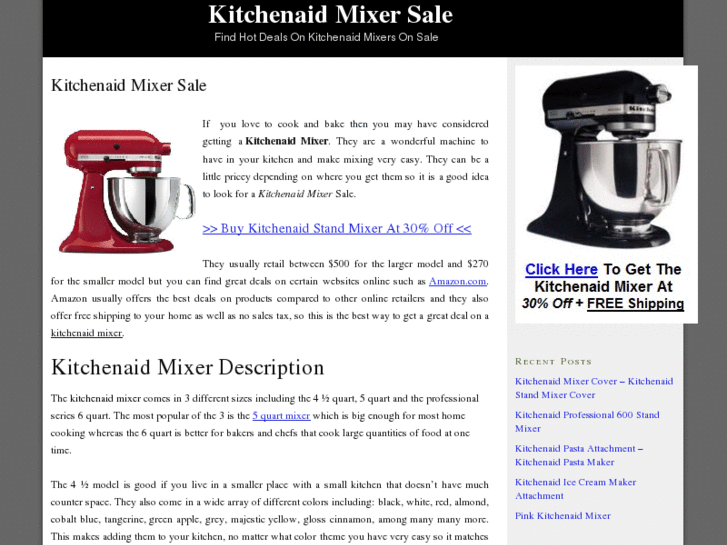 www.kitchenaidmixersale.com