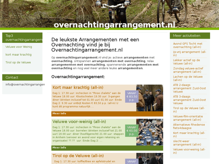 www.overnachtingarrangement.nl