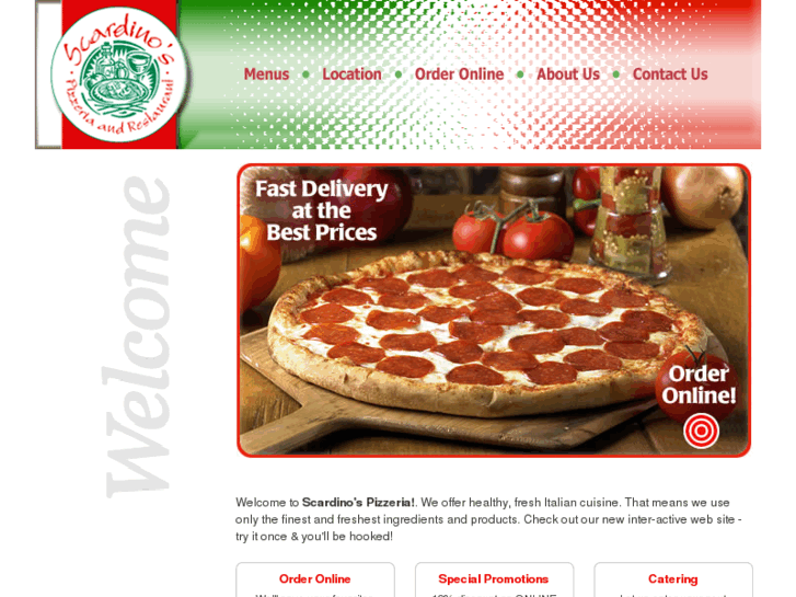 www.scardinospizzeria.com