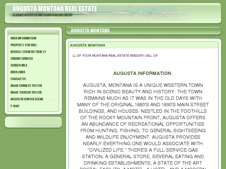 www.augustamontanarealestate.com