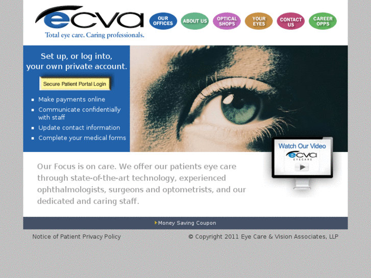 www.ecvaeyecare.com