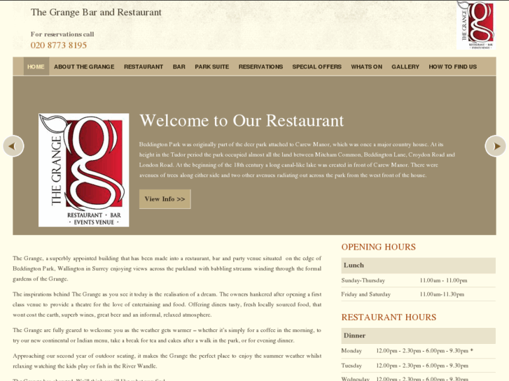 www.grangebarandrestaurant.com