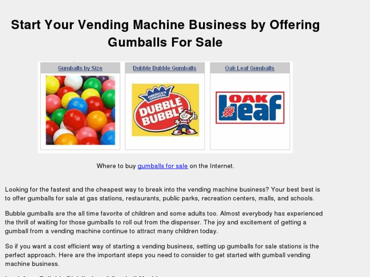 www.gumballsforsale.com