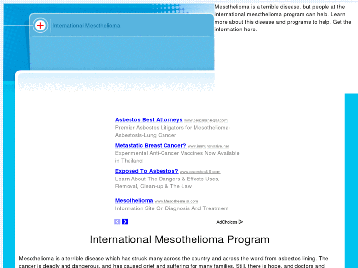 www.internationalmesothelioma.com