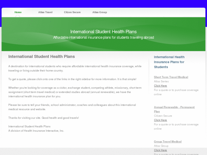 www.internationalstudenthealthplan.com