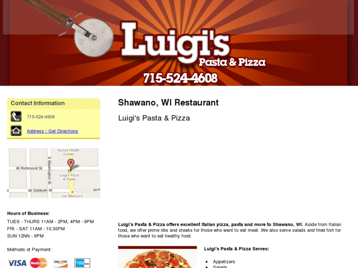 www.luigispizzapastashawano.com