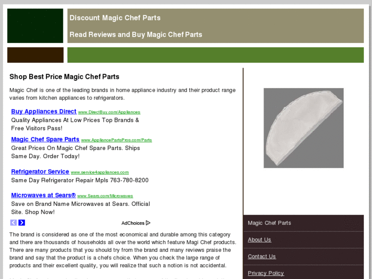 www.magicchefparts.net