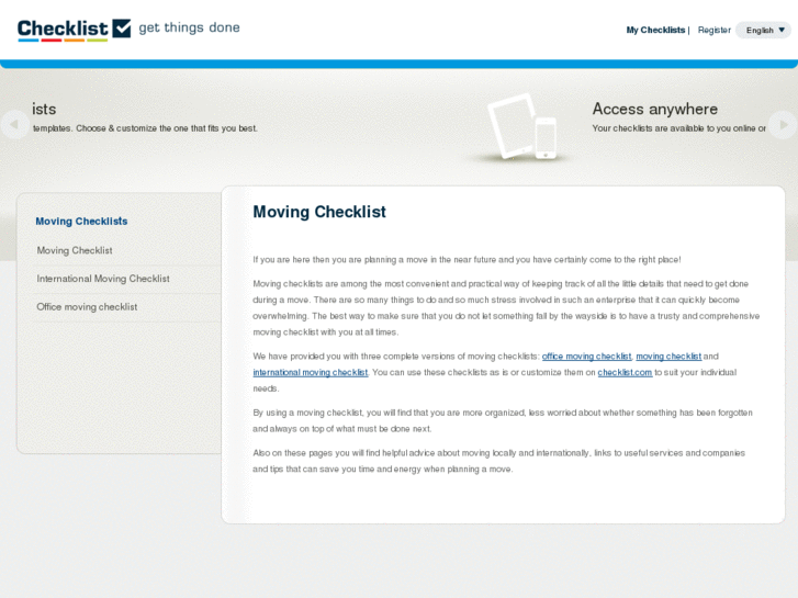 www.movingchecklists.com