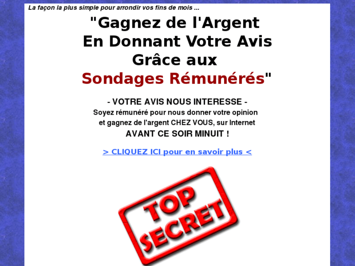 www.sondages-argent.com