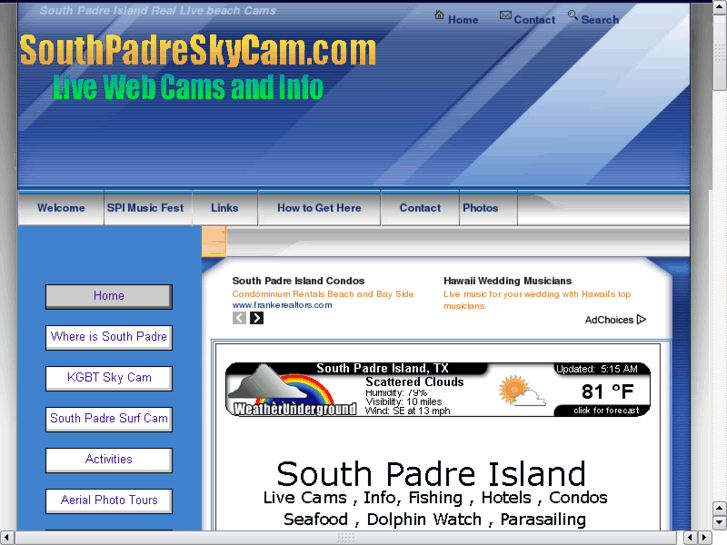 www.southpadreskycams.com