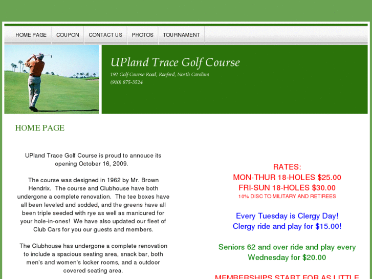 www.uplandtracegolfcourse.com