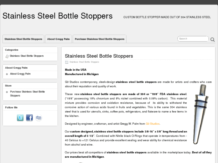 www.1stainlessbottlestoppers.com