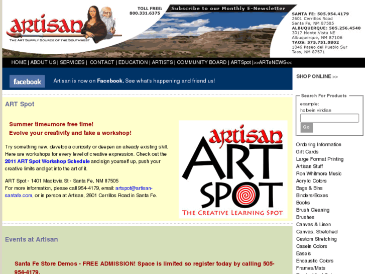 www.artisan-santafe.com