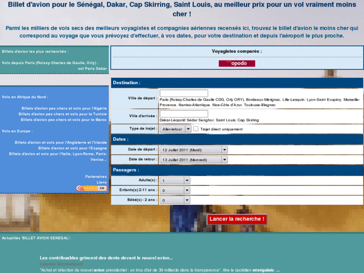 www.billet-avion-senegal.com