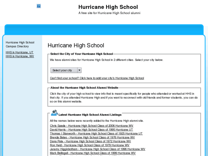 www.hurricanehighschool.org