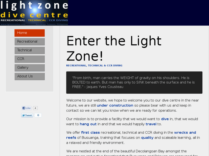 www.lightzonedive.com