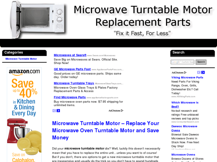 www.microwaveturntablemotor.com