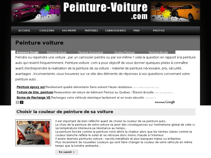 www.peinture-voiture.com