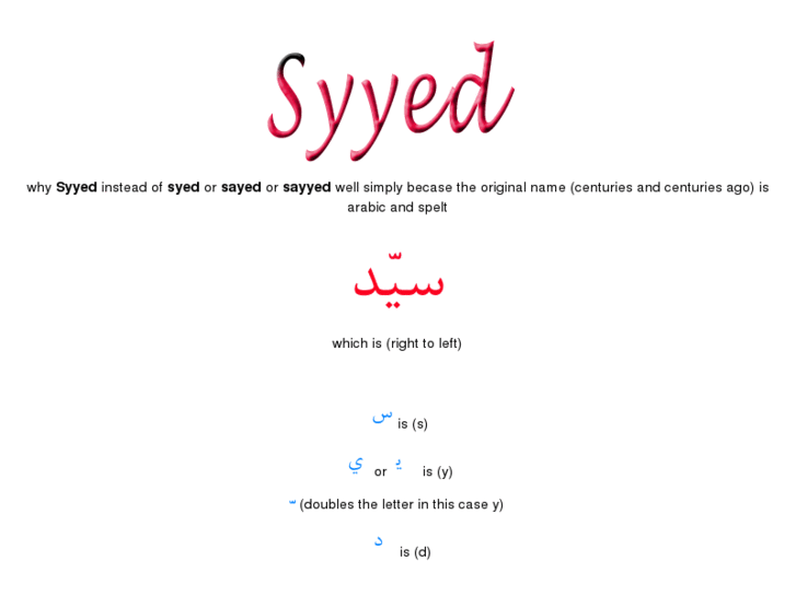 www.syyed.net