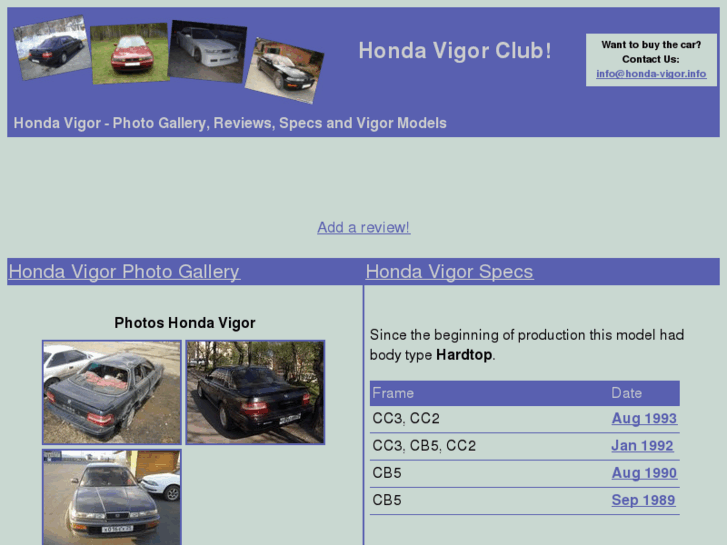 www.honda-vigor.info